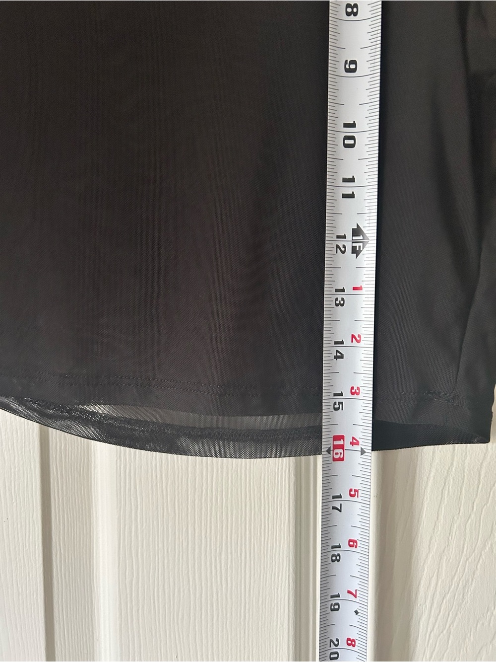 Black Long-Sleeve Sheer Crop Top - Women - Picture 7 of 9